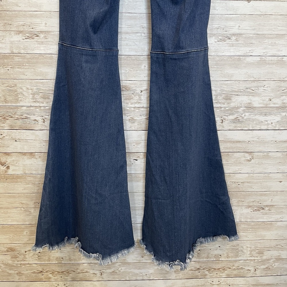 Judy Blue Womens 3/26 Jeans‎ Super Flare Boot Cut Stretch High Rise Medium Wash - Picture 8 of 9